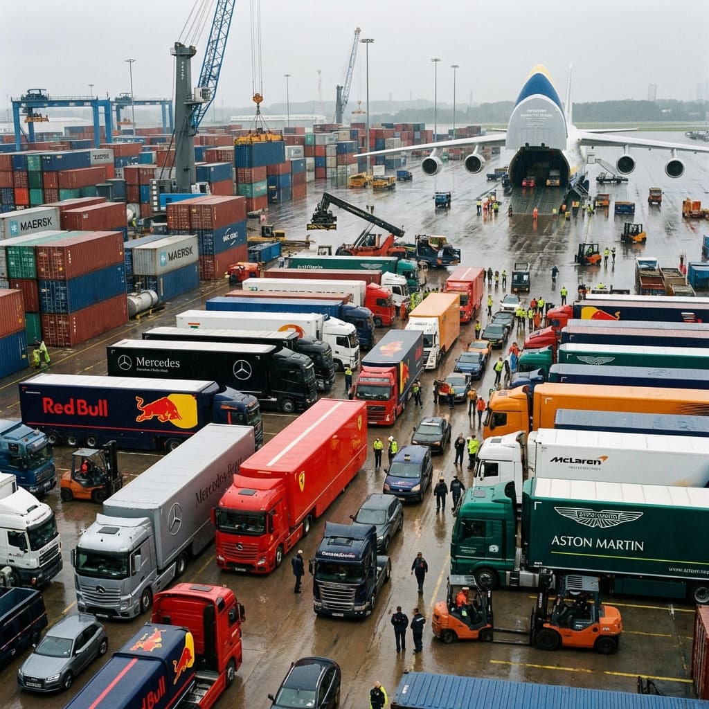 Гоночный логистический хаос: как «Формула-1» борется с перевозками