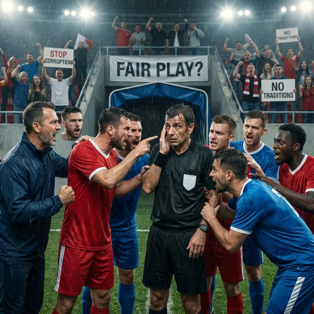 Судейский скандал в футболе: подкуп и борьба с традициями